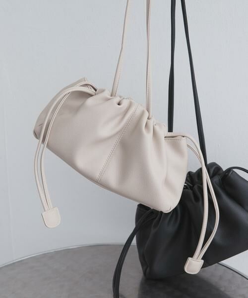 URBAN RESEARCH DOORS / アーバンリサーチ ドアーズ ショルダーバッグ | 2way巾着ショルダー（グレー系その他）