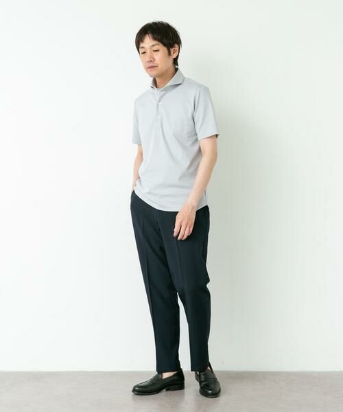 URBAN RESEARCH DOORS / アーバンリサーチ ドアーズ シャツ・ブラウス | LIFE STYLE TAILOR カッタウェイ鹿の子半袖プルオーバー | 詳細25