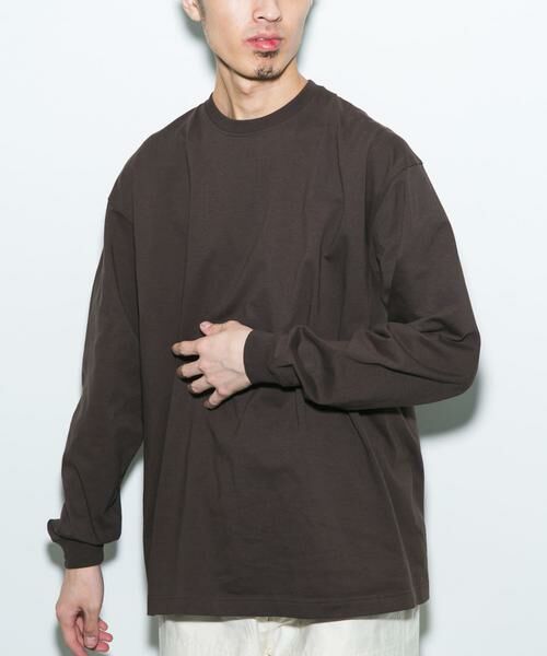 URBAN RESEARCH DOORS / アーバンリサーチ ドアーズ Tシャツ | 『別注』Hanes×DOORS BEEFY-T-SHIRTS FIT LONG-SLEEVE | 詳細12