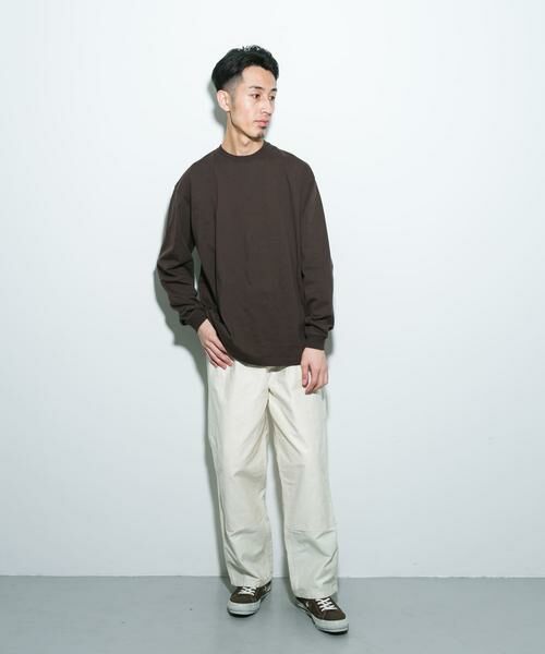 URBAN RESEARCH DOORS / アーバンリサーチ ドアーズ Tシャツ | 『別注』Hanes×DOORS BEEFY-T-SHIRTS FIT LONG-SLEEVE | 詳細15