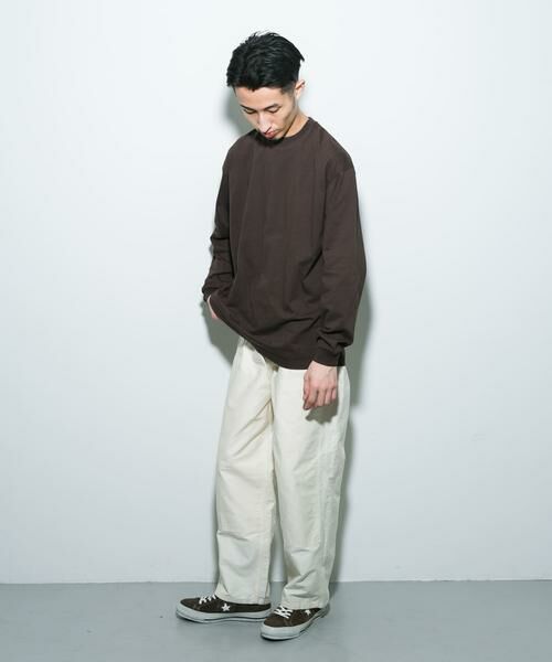 URBAN RESEARCH DOORS / アーバンリサーチ ドアーズ Tシャツ | 『別注』Hanes×DOORS BEEFY-T-SHIRTS FIT LONG-SLEEVE | 詳細16