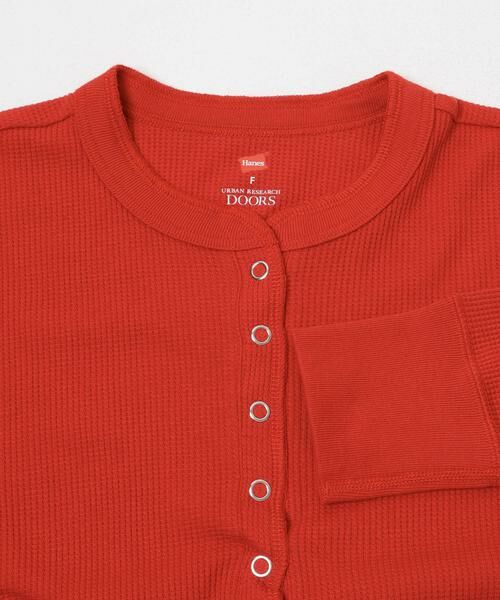 URBAN RESEARCH DOORS / アーバンリサーチ ドアーズ カーディガン・ボレロ | 『別注』HANES×DOORS ワッフルコンパクトカーディガン | 詳細10