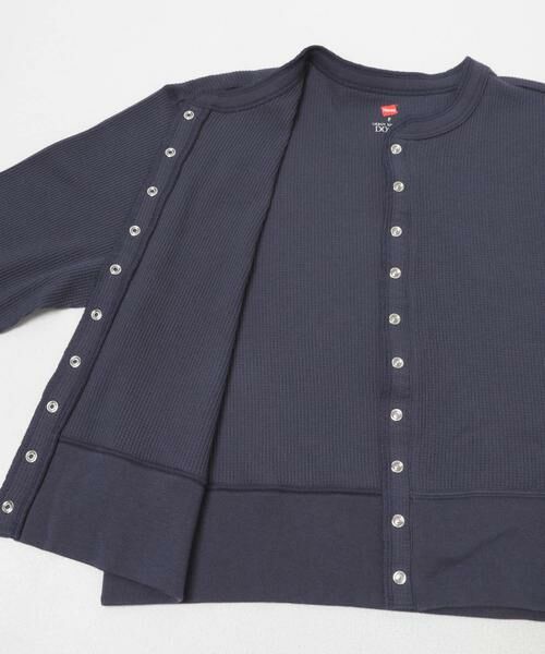 URBAN RESEARCH DOORS / アーバンリサーチ ドアーズ カーディガン・ボレロ | 『別注』HANES×DOORS ワッフルコンパクトカーディガン | 詳細16