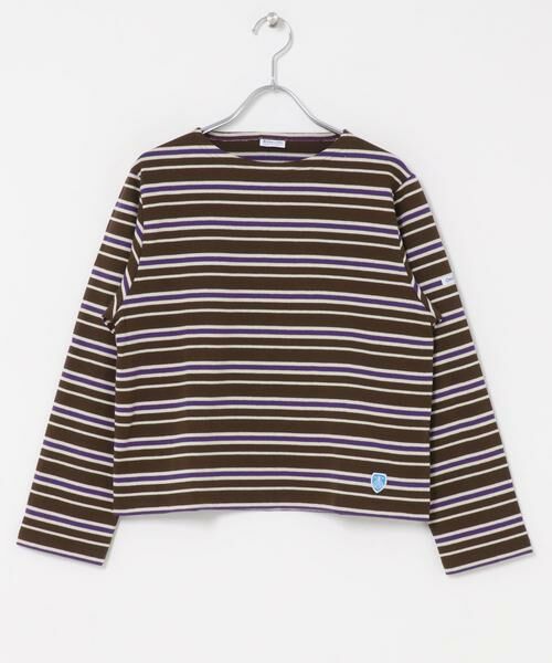 URBAN RESEARCH DOORS / アーバンリサーチ ドアーズ Tシャツ | ORCIVAL　CREWNECK LONG-SLEEVE PULLOVER（ブルー系その他）