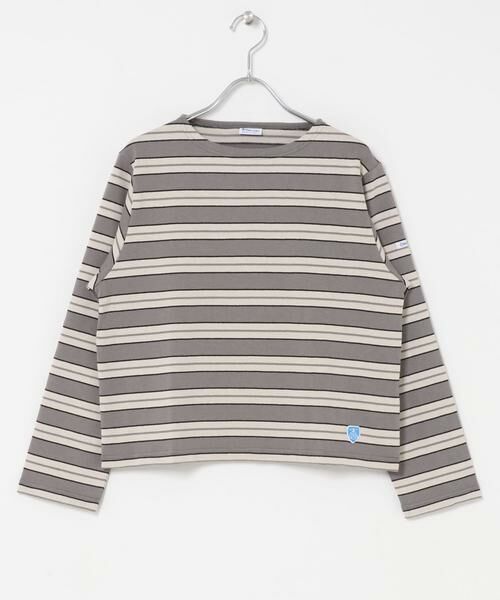 URBAN RESEARCH DOORS / アーバンリサーチ ドアーズ Tシャツ | ORCIVAL　CREWNECK LONG-SLEEVE PULLOVER（ブラック系その他）