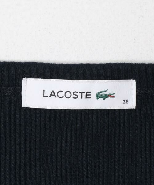 URBAN RESEARCH DOORS / アーバンリサーチ ドアーズ カーディガン・ボレロ | LACOSTE　リブジャージーカーディガン | 詳細5