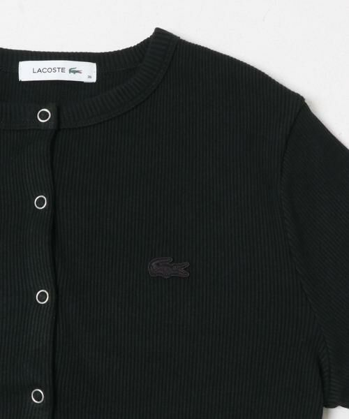 URBAN RESEARCH DOORS / アーバンリサーチ ドアーズ カーディガン・ボレロ | LACOSTE　リブジャージーカーディガン | 詳細8