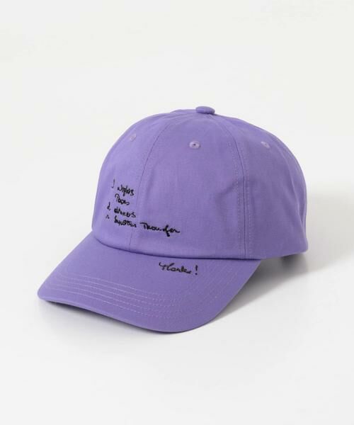 URBAN RESEARCH DOORS / アーバンリサーチ ドアーズ キャップ | LY　LETTER CAP（パープル）