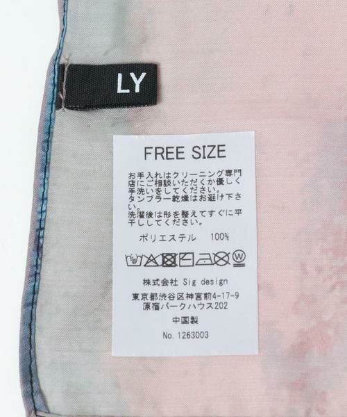 URBAN RESEARCH DOORS / アーバンリサーチ ドアーズ バンダナ・スカーフ | LY　POSTCARD SCARF | 詳細5