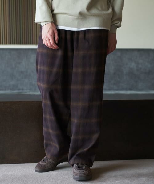 URBAN RESEARCH DOORS / アーバンリサーチ ドアーズ その他パンツ | 『別注』PENDLETON×DOORS PLAID EASY PANTS | 詳細12