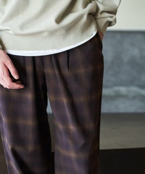 URBAN RESEARCH DOORS / アーバンリサーチ ドアーズ その他パンツ | 『別注』PENDLETON×DOORS PLAID EASY PANTS | 詳細14