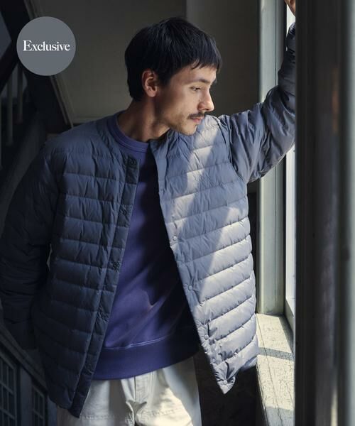 URBAN RESEARCH DOORS / アーバンリサーチ ドアーズ ダウンジャケット・ベスト | 『別注』NANGA×DOORS　REVERSIBLE DOWN JACKET（チャコールグレー）