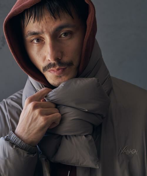 URBAN RESEARCH DOORS / アーバンリサーチ ドアーズ マフラー・ショール・スヌード・ストール | 『別注』NANGA×DOORS　DOWN MUFFLER | 詳細1