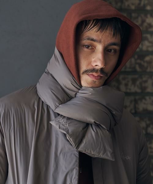 URBAN RESEARCH DOORS / アーバンリサーチ ドアーズ マフラー・ショール・スヌード・ストール | 『別注』NANGA×DOORS　DOWN MUFFLER | 詳細2