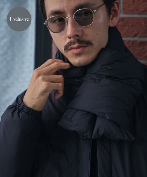 URBAN RESEARCH DOORS / アーバンリサーチ ドアーズ マフラー・ショール・スヌード・ストール | 『別注』NANGA×DOORS　DOWN MUFFLER（ブラック）