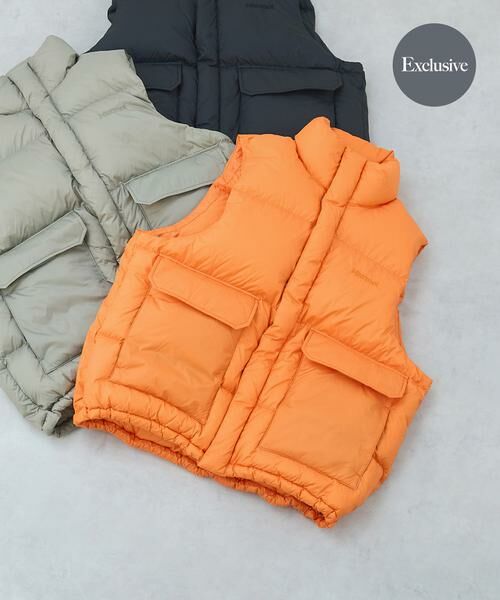 URBAN RESEARCH DOORS / アーバンリサーチ ドアーズ ダウンジャケット・ベスト | 『別注』Marmot×DOORS　DOWN VEST（オレンジ）