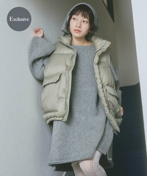 URBAN RESEARCH DOORS / アーバンリサーチ ドアーズ ダウンジャケット・ベスト | 『別注』Marmot×DOORS　DOWN VEST（カーキ）