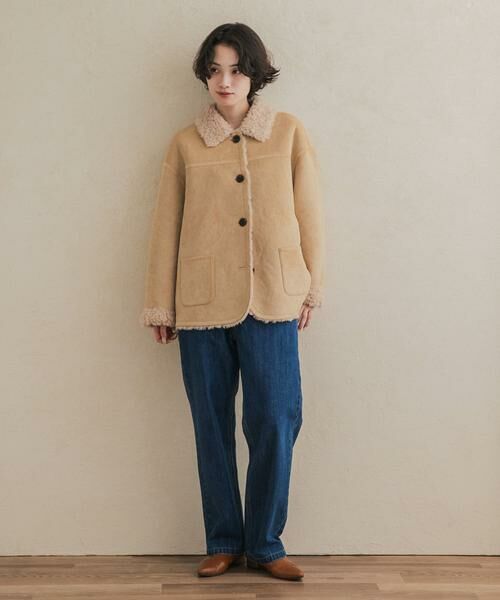 URBAN RESEARCH DOORS / アーバンリサーチ ドアーズ その他アウター | 『別注』ONURUN×DOORS　リバーシブルフェイクスウェードジャケット | 詳細7