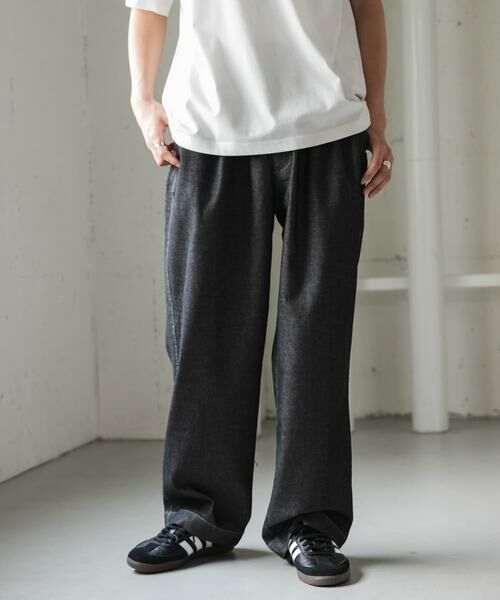 URBAN RESEARCH DOORS / アーバンリサーチ ドアーズ その他パンツ | FORK&SPOON　メッシュデニムワイドパンツ | 詳細6