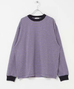 URBAN RESEARCH DOORS / アーバンリサーチ ドアーズ Tシャツ | FORK&SPOON　プレーティングボーダーロングスリーブTシャツ