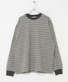 URBAN RESEARCH DOORS / アーバンリサーチ ドアーズ Tシャツ | FORK&SPOON　プレーティングボーダーロングスリーブTシャツ