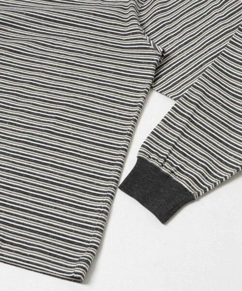 URBAN RESEARCH DOORS / アーバンリサーチ ドアーズ Tシャツ | FORK&SPOON　プレーティングボーダーロングスリーブTシャツ | 詳細5