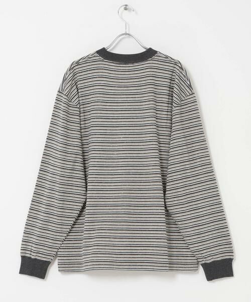 URBAN RESEARCH DOORS / アーバンリサーチ ドアーズ Tシャツ | FORK&SPOON　プレーティングボーダーロングスリーブTシャツ | 詳細6