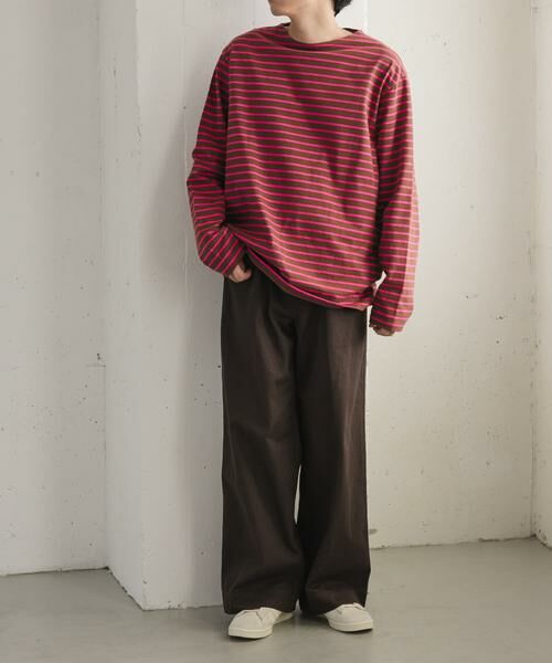 URBAN RESEARCH DOORS / アーバンリサーチ ドアーズ その他パンツ | FORK&SPOON　ワイドシルエットチノパンツ | 詳細7