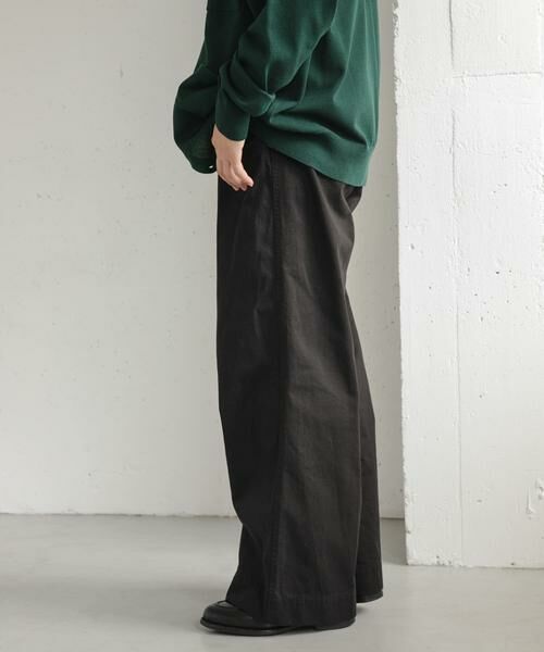 URBAN RESEARCH DOORS / アーバンリサーチ ドアーズ その他パンツ | FORK&SPOON　ワイドシルエットチノパンツ | 詳細24