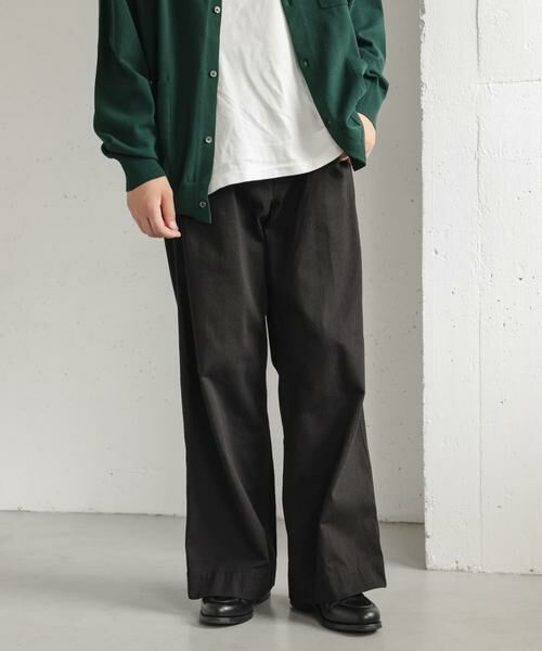 URBAN RESEARCH DOORS / アーバンリサーチ ドアーズ その他パンツ | FORK&SPOON　ワイドシルエットチノパンツ | 詳細22