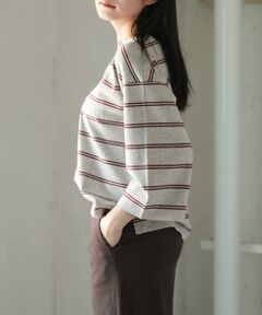 URBAN RESEARCH DOORS / アーバンリサーチ ドアーズ Tシャツ | FORK&SPOON　ワイド8分袖ボーダープルオーバー