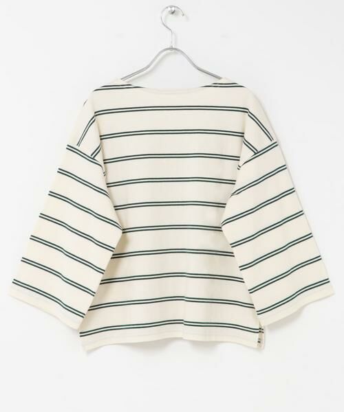 URBAN RESEARCH DOORS / アーバンリサーチ ドアーズ Tシャツ | FORK&SPOON　ワイド8分袖ボーダープルオーバー | 詳細10