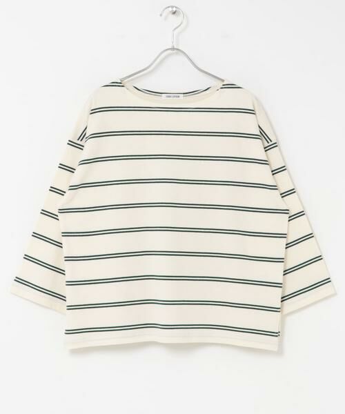 URBAN RESEARCH DOORS / アーバンリサーチ ドアーズ Tシャツ | FORK&SPOON　ワイド8分袖ボーダープルオーバー | 詳細8