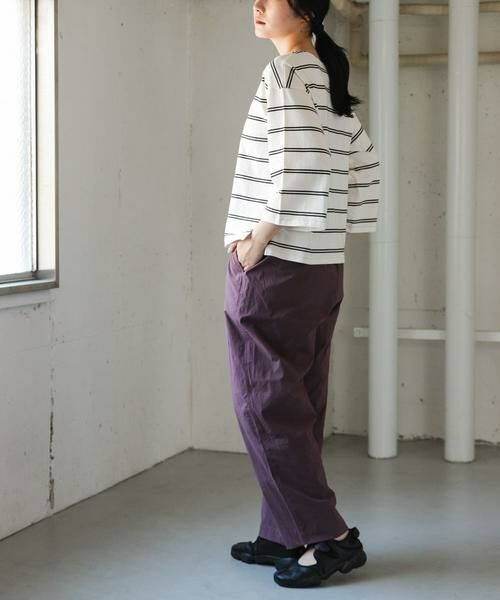 URBAN RESEARCH DOORS / アーバンリサーチ ドアーズ Tシャツ | FORK&SPOON　ワイド8分袖ボーダープルオーバー | 詳細19