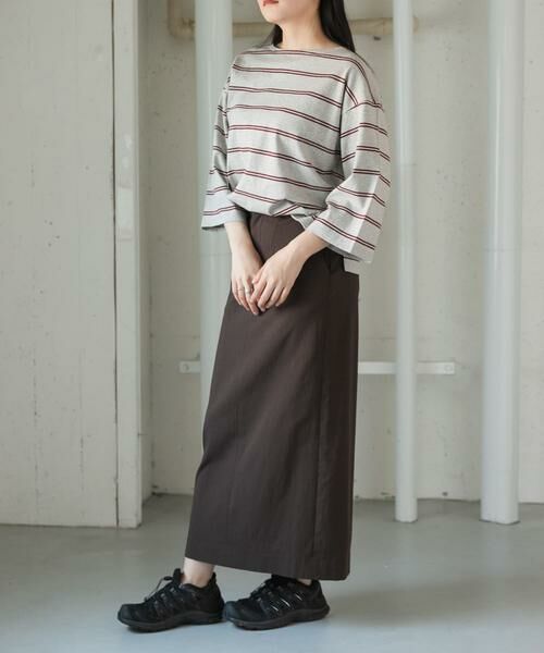 URBAN RESEARCH DOORS / アーバンリサーチ ドアーズ Tシャツ | FORK&SPOON　ワイド8分袖ボーダープルオーバー | 詳細27