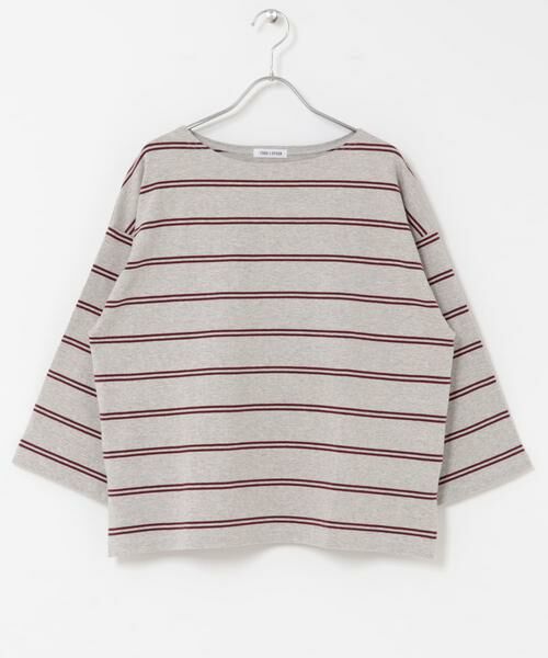 URBAN RESEARCH DOORS / アーバンリサーチ ドアーズ Tシャツ | FORK&SPOON　ワイド8分袖ボーダープルオーバー | 詳細28