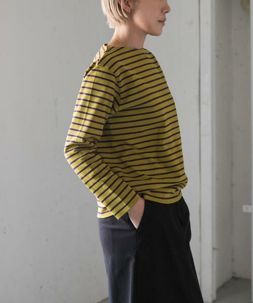 URBAN RESEARCH DOORS / アーバンリサーチ ドアーズ Tシャツ | FORK&SPOON　ボートネックボーダー | 詳細12