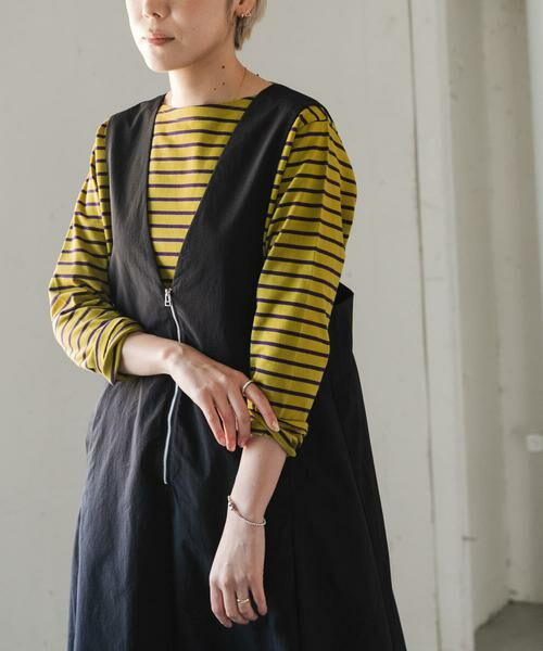 URBAN RESEARCH DOORS / アーバンリサーチ ドアーズ Tシャツ | FORK&SPOON　ボートネックボーダー | 詳細5