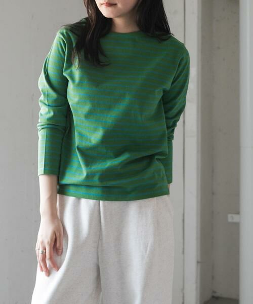 URBAN RESEARCH DOORS / アーバンリサーチ ドアーズ Tシャツ | FORK&SPOON　ボートネックボーダー | 詳細19