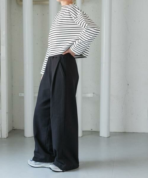 URBAN RESEARCH DOORS / アーバンリサーチ ドアーズ Tシャツ | FORK&SPOON　クロップドボートネックボーダー | 詳細7