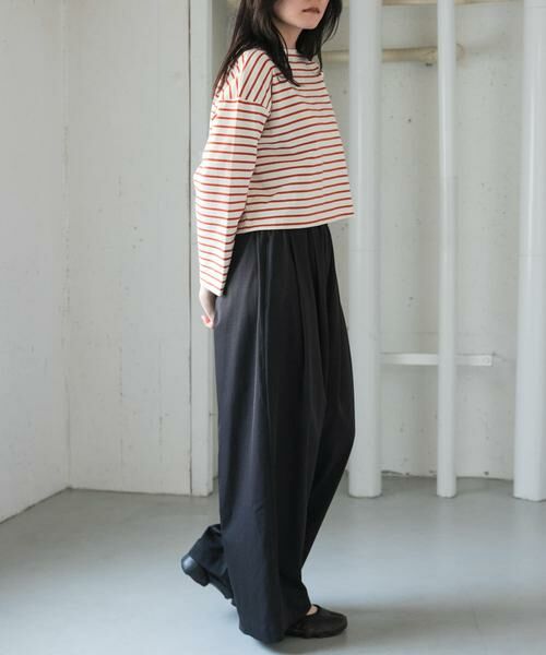 URBAN RESEARCH DOORS / アーバンリサーチ ドアーズ Tシャツ | FORK&SPOON　クロップドボートネックボーダー | 詳細20