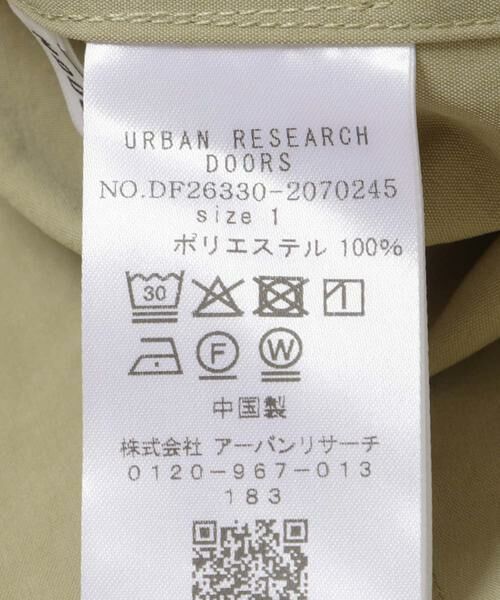 URBAN RESEARCH DOORS / アーバンリサーチ ドアーズ ステンカラーコート | FORK&SPOON　ステンカラーショートコート | 詳細22