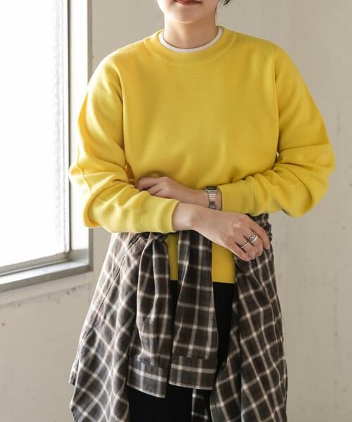 URBAN RESEARCH DOORS / アーバンリサーチ ドアーズ ニット・セーター | 『WEB/一部店舗限定サイズ』FORK&SPOON　ミラノリブクルーネックニット | 詳細1