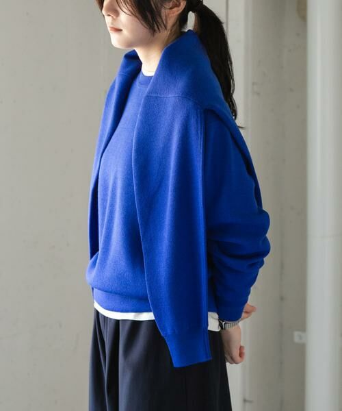 URBAN RESEARCH DOORS / アーバンリサーチ ドアーズ ニット・セーター | 『WEB/一部店舗限定サイズ』FORK&SPOON　ミラノリブクルーネックニット | 詳細11