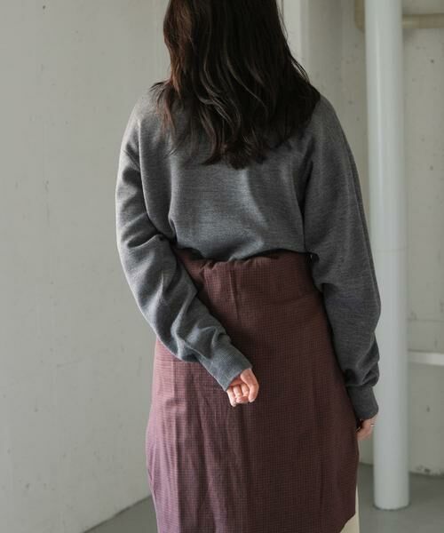 URBAN RESEARCH DOORS / アーバンリサーチ ドアーズ ニット・セーター | 『WEB/一部店舗限定サイズ』FORK&SPOON　ミラノリブクルーネックニット | 詳細27