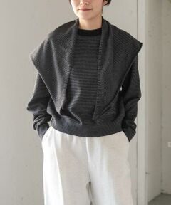 URBAN RESEARCH DOORS / アーバンリサーチ ドアーズ ニット・セーター | FORK&SPOON　PROVORONE スカーフセットニット