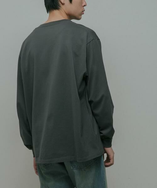 URBAN RESEARCH DOORS / アーバンリサーチ ドアーズ Tシャツ | Ultima Jersey Long-Sleeve T-Shirts（チャコールグレー）