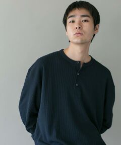 URBAN RESEARCH DOORS / アーバンリサーチ ドアーズ Tシャツ | DRYMIXワッフル ドロスト ロングスリーブ Tシャツ