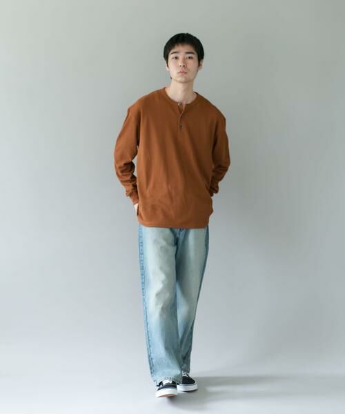 URBAN RESEARCH DOORS / アーバンリサーチ ドアーズ Tシャツ | DRYMIXワッフル ドロスト ロングスリーブ Tシャツ | 詳細6