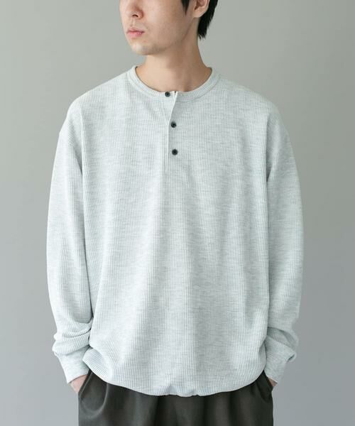 URBAN RESEARCH DOORS / アーバンリサーチ ドアーズ Tシャツ | DRYMIXワッフル ドロスト ロングスリーブ Tシャツ | 詳細23